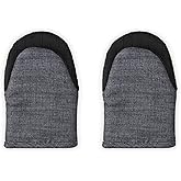 Le Creuset Set of 2 Mini Oven Mitts, 8", Noir