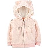 Simple Joys by Carter's Baby Hooded Sweater Jacket with Sherpa Lining