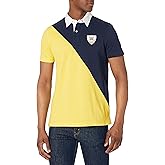 Brooks Brothers Mens Supima Cotton Pique Stretch Short Sleeve Color Block Polo Shirt