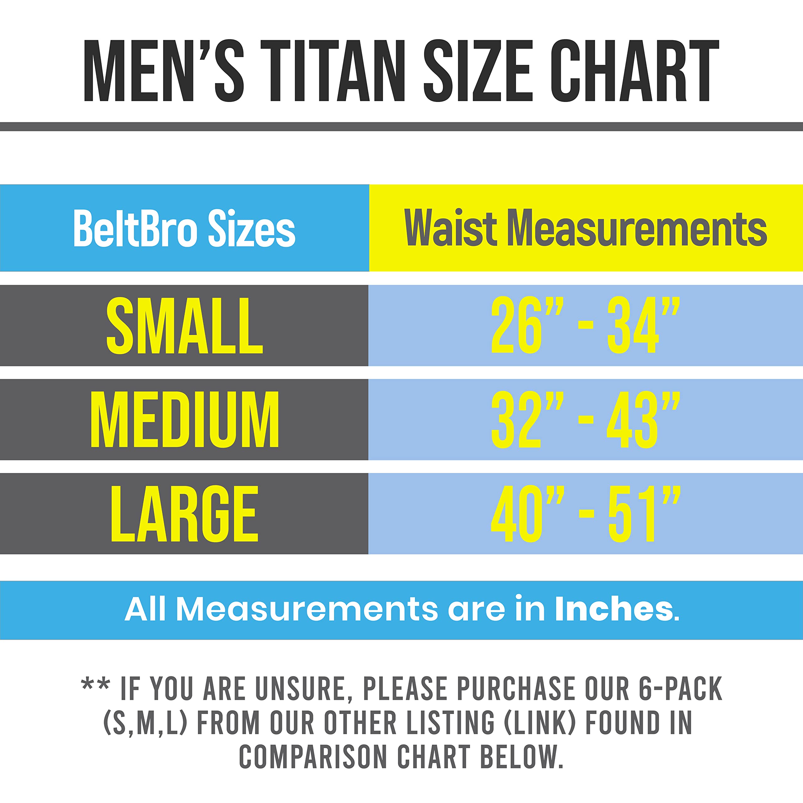 BeltBro Titan No Buckle Elastic Belt For Men — Fits 1.5 Inch Belt Loops, Comfortable and Easy To Use