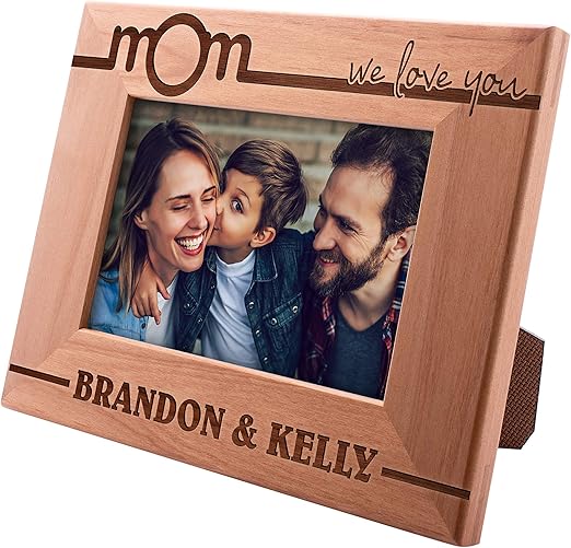 mom son picture frame
