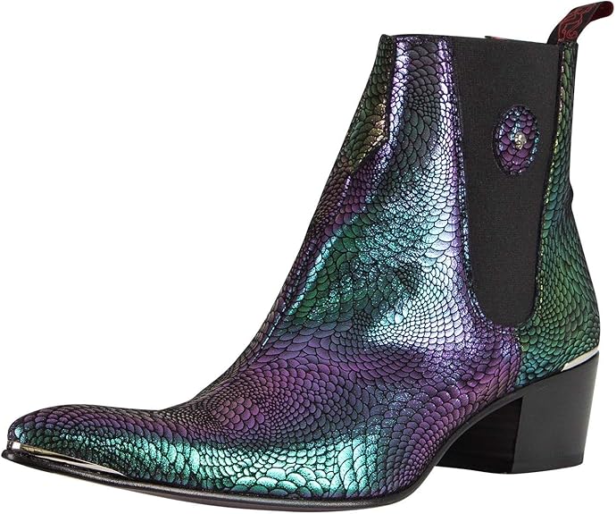 jeffery west snakeskin boots
