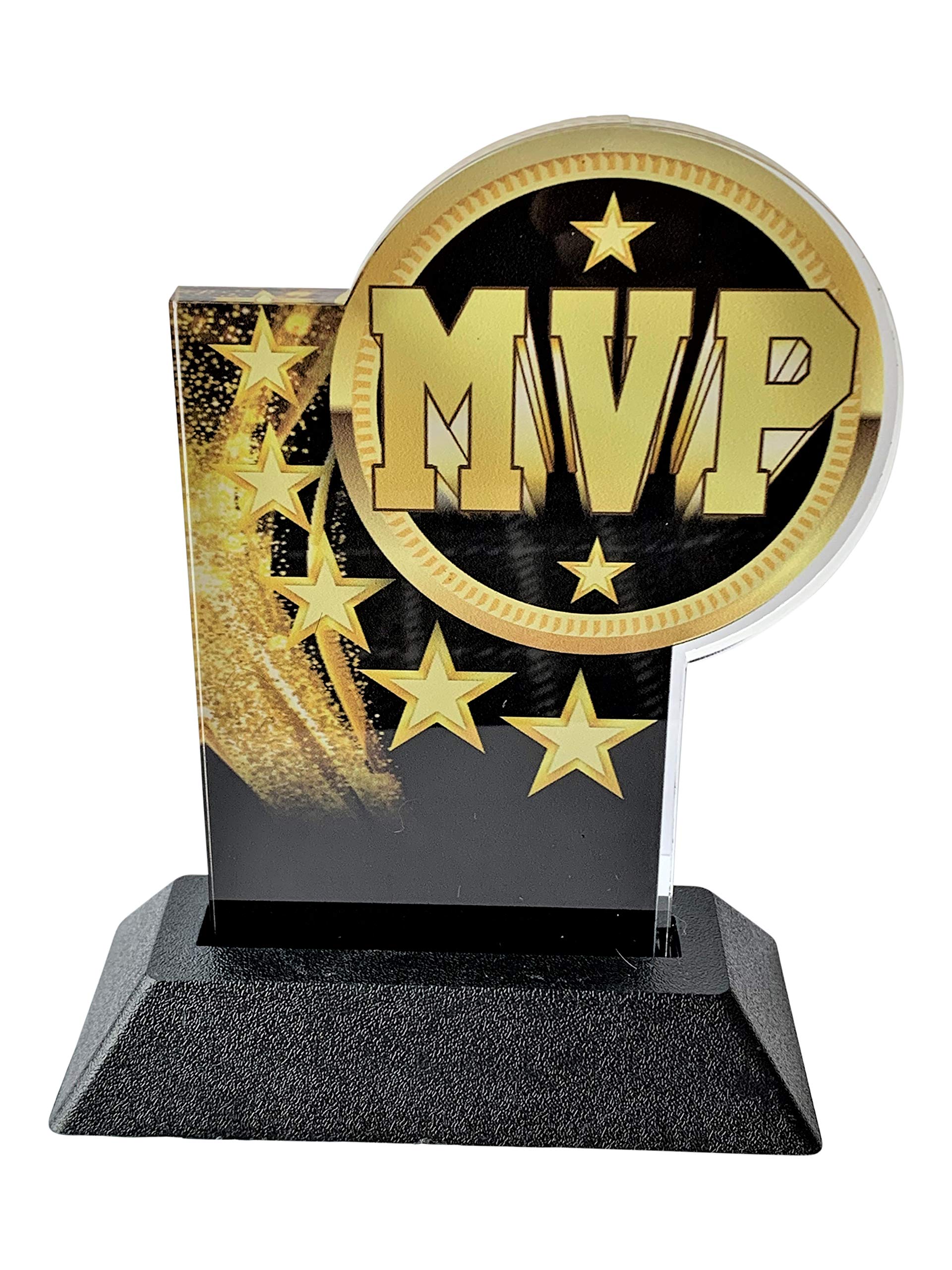 Photo 1 of Express Medals 6 Inch Full Color Acrylic MVP Most Valuable Player Trophy Award Plaque Prime Gift