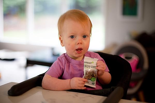 SPROUT ORGANIC BABY FOOD, STAGE 4 TODDLER FRUIT SNACKS, RED FRUIT BEET & BERRY CRISPY CHEWS, 0.63 OZ SINGLE SERVE PACKS (5 COUNT)
