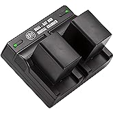 BM 2 BP-820 Batteries and Dual Battery Charger for Canon VIXIA HF G50, HF G60, HF G70, XA40, XA45, XA50, XA55, HFG30, HFG40, HFM301, HFM41, HFM400, XA10, XA11, XA15, XA20, XA25, XA60, XA65, XA70, XA75