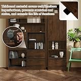 Abyssaly Wood Effect Vinyl Wrap 40x300cm Self Adhesive Dark Brown Oak view 6