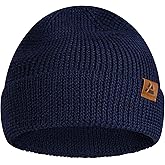 DANISH ENDURANCE Merino Wool Beanie for Men & Women, Warm Knitted Winter Hat