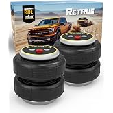 RETRUE Universal Air Bags Air Suspension Spring with Air Fitting and Bolts | 5000lbs of Load Leveling Capacity Airbag for Ford F150 F250 F350 Chevy Silverado GMC Sierra Dodge Ram Toyota etc.