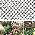 Helprise Expandable Willow Lattice Fence Panel Plant Support Garden Trellis for Climbing Vine Ivy Rose Cucumbers Clematis Outdoors Garden Yard, 36X92 Inch(1PC)