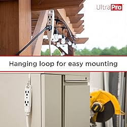 UltraPro 25 Ft Indoor Extension Cord 3 Outlet