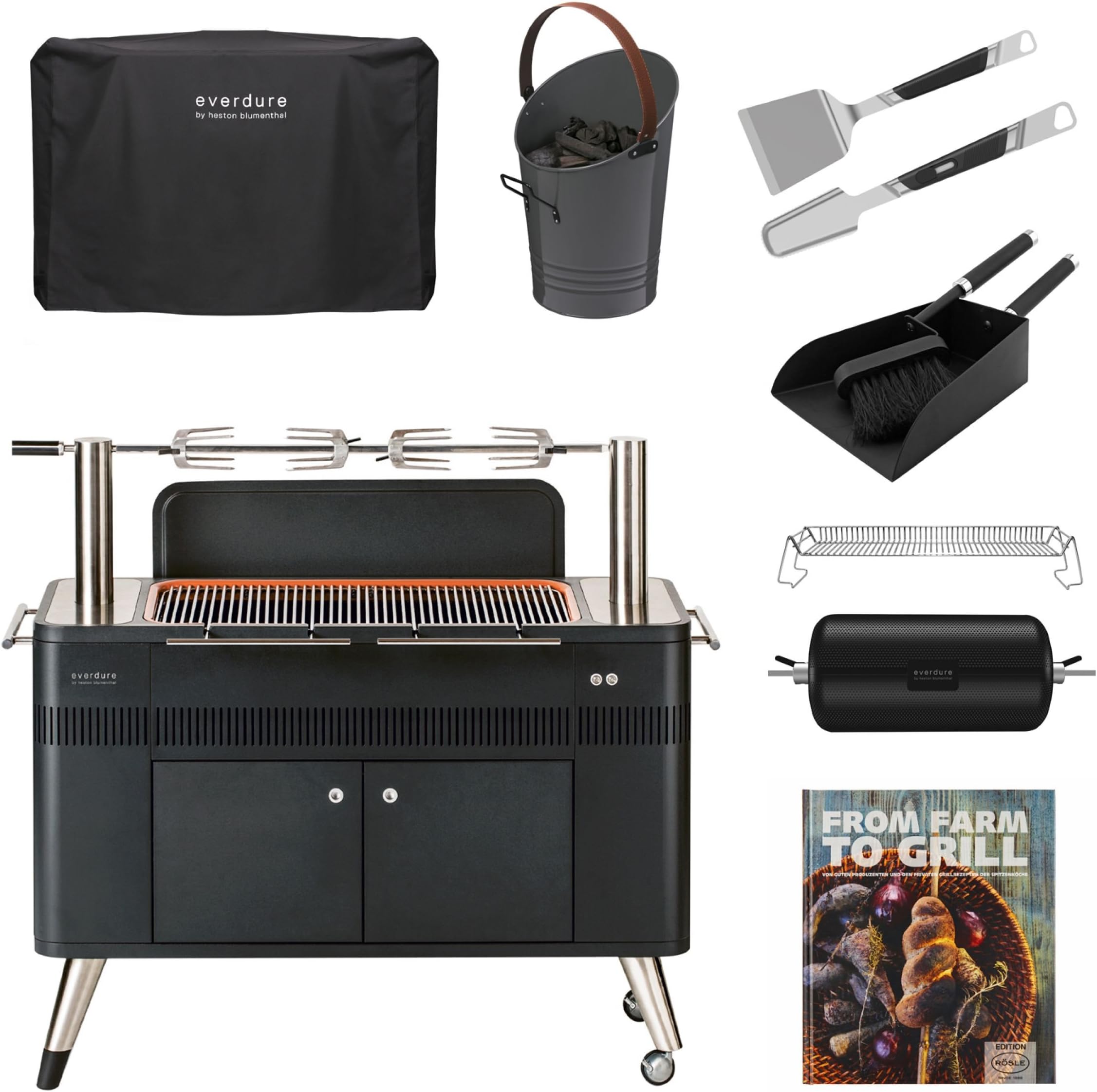Everdure KS0990 Hub? Charcoal Grill Complete Set