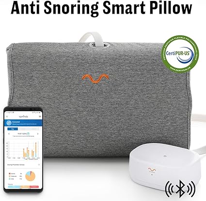 Amazon Com Anti Snore Pillow With Memory Foam Non Intrusive