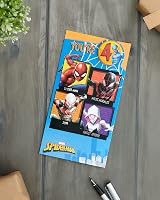 UK Greetings Marvel Spiderman 4th Birthday Card For Boys Badge Envelope view 3