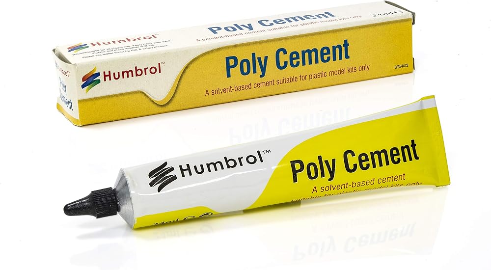 Humbrol 24 ml Large Tube Poly Cement for Plastic Model Kits