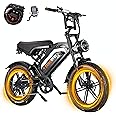 Tamobyke 1500W/2000W Motorcycle Style Electric Bike,30mph/33mph Speed. 48V15.6Ah/48V18.2Ah E-bike/35-180Miles Pedal Asssit Range,Electric Bike for Adults Commute/School/Rain/Snow/Offroad Riding.