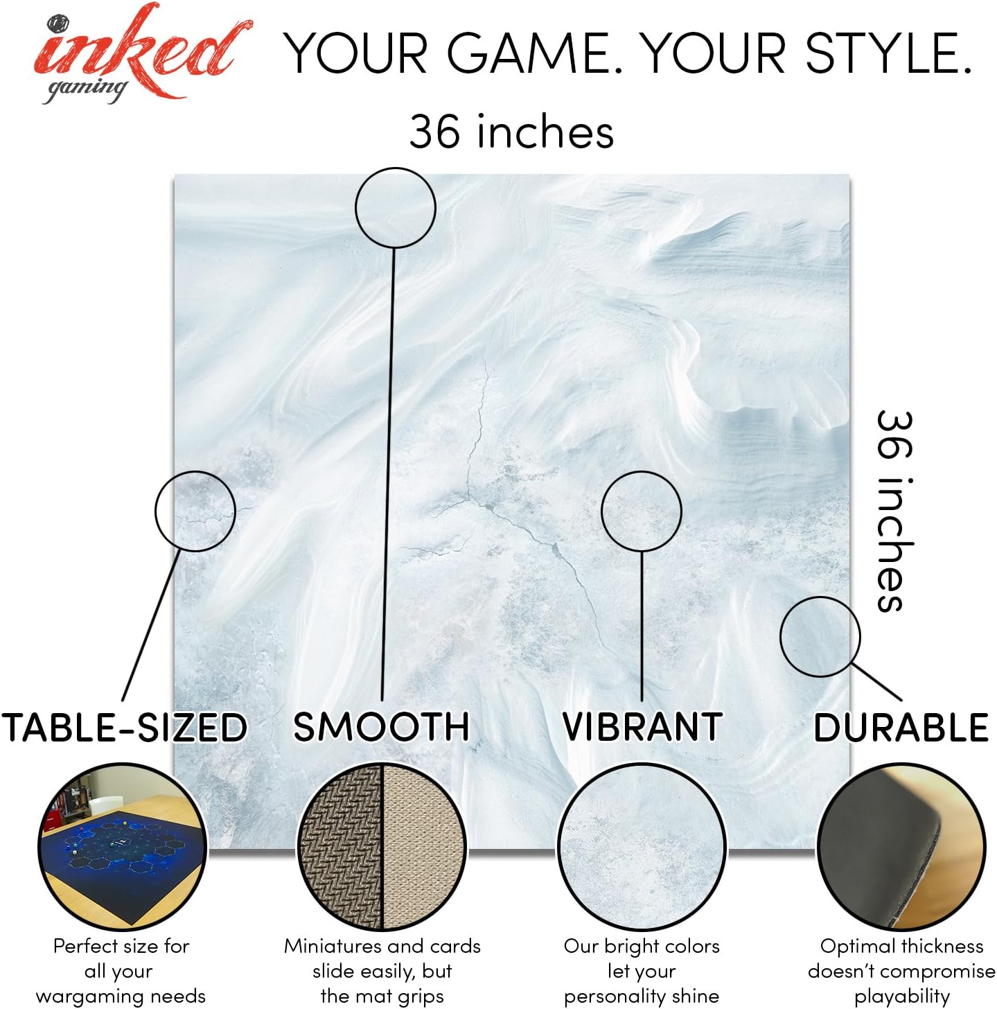 Labyrinthus Wargaming Mat Inked Gaming