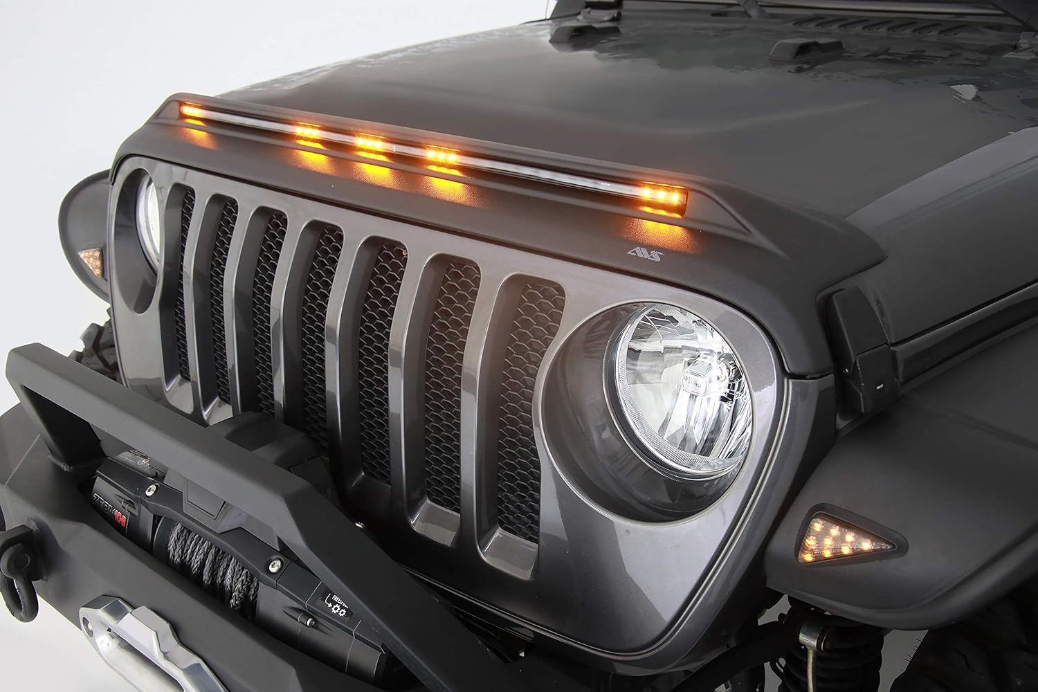 Auto Ventshade 753060 Aeroskin LightShield for 2007-2018 Jeep Wrangler JK