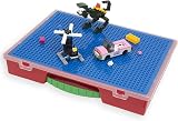 abeec Building Bricks Storage Case with Handle 17 Compartments Base Plate view 3