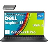 Dell Touchscreen Laptop Computer Inspiron for Home Student Business, Intel 10-Core i5-1334U (Beat i7-1250U), 16GB DDR4 RAM, 512GB PCIe SSD, 15.6" FHD, WiFi 6, Bluetooth, Windows 11 Pro S, Type-C Hub