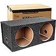 Bbox Dual Sealed 12 Inch Subwoofer Enclosure - Pro Audio Tuned Dual Sealed Car Subwoofer Boxes & Enclosures - Premium Subwoofer Box Improves Audio Quality, Sound & Bass - Spring Terminals