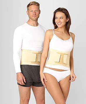 ®BeFit24 Rückenstütze Lendenwirbel für Herren und Damen - Ischias-Rückenbandage - Rückenstabilisator - Stützgürtel - Bauchgur
