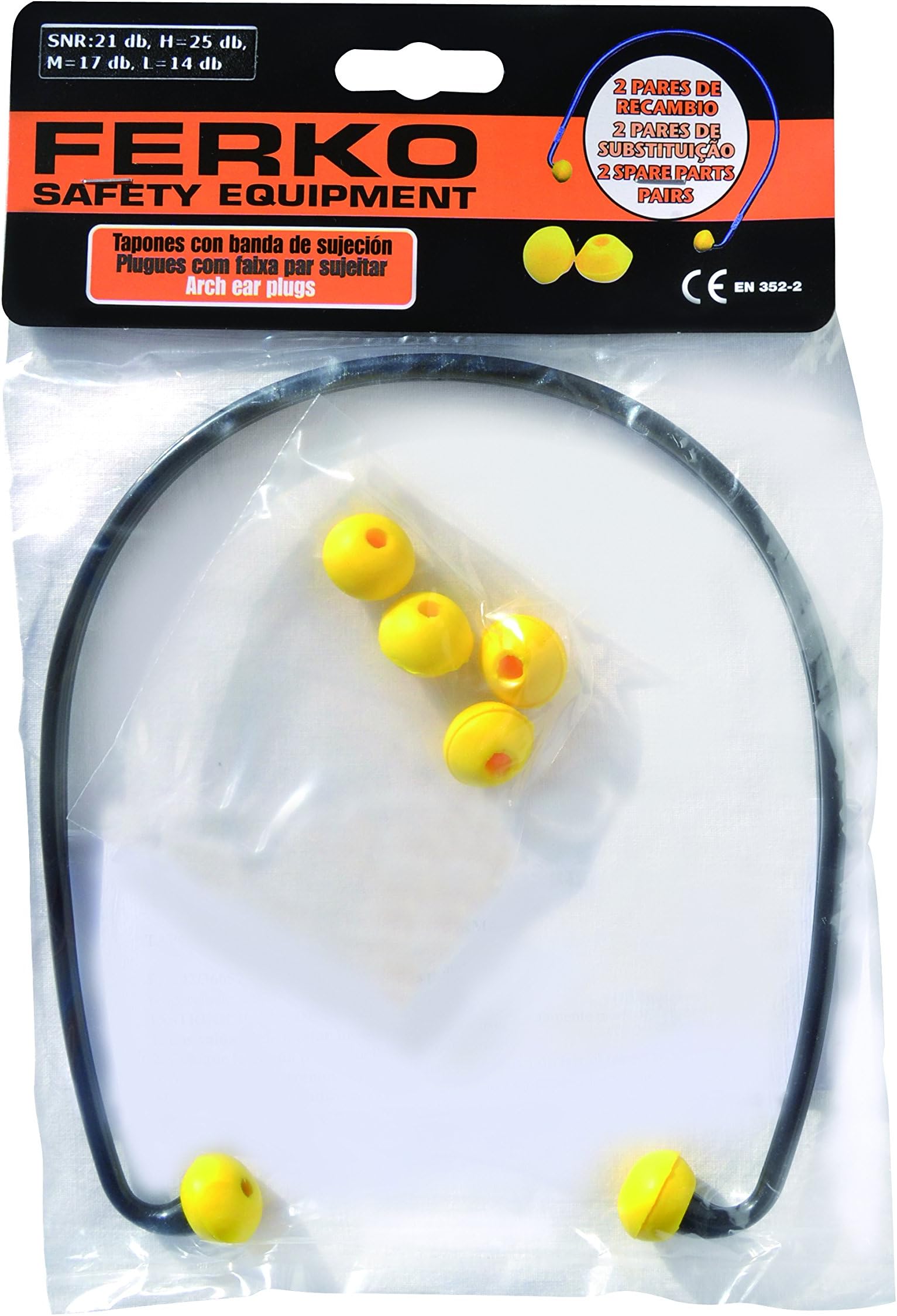 Ferko F-142/36657 – Stoppers with Headphones + 2 Pairs of Replacement