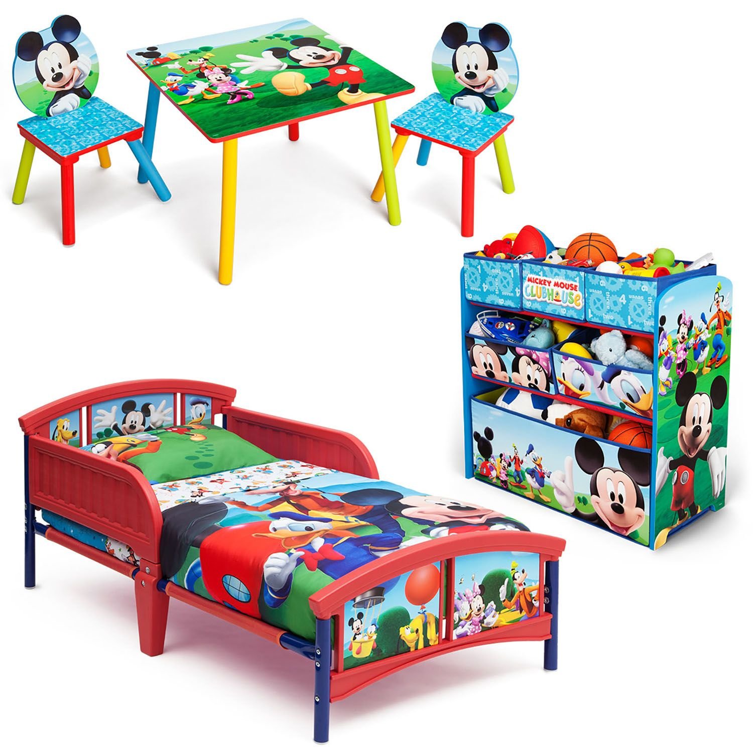 Amazon Com Delta Children Mickey Mouse 3 Piece Toddler