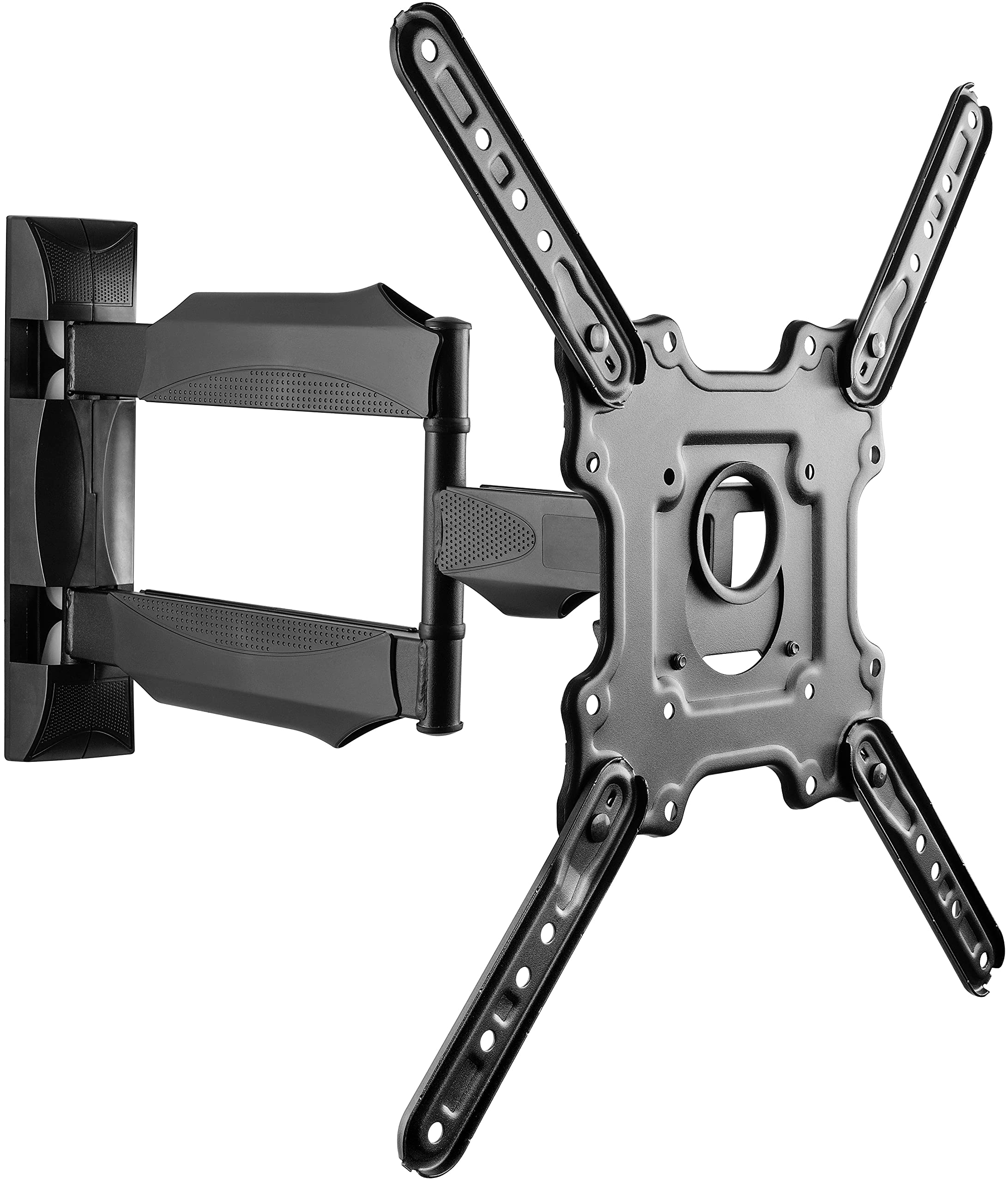 Poppstar TV Wall Mount Swivel 32″-55″ for Flatscreens and Curved Monitors max. 32kg (VESA max. 400x400) Tilt Rotatable TV Bracket