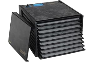 Excalibur 2900ECB 9-Tray Food Dehydrator with Adjustable Thermostat for Temperature Control Patented Technology for Faster an
