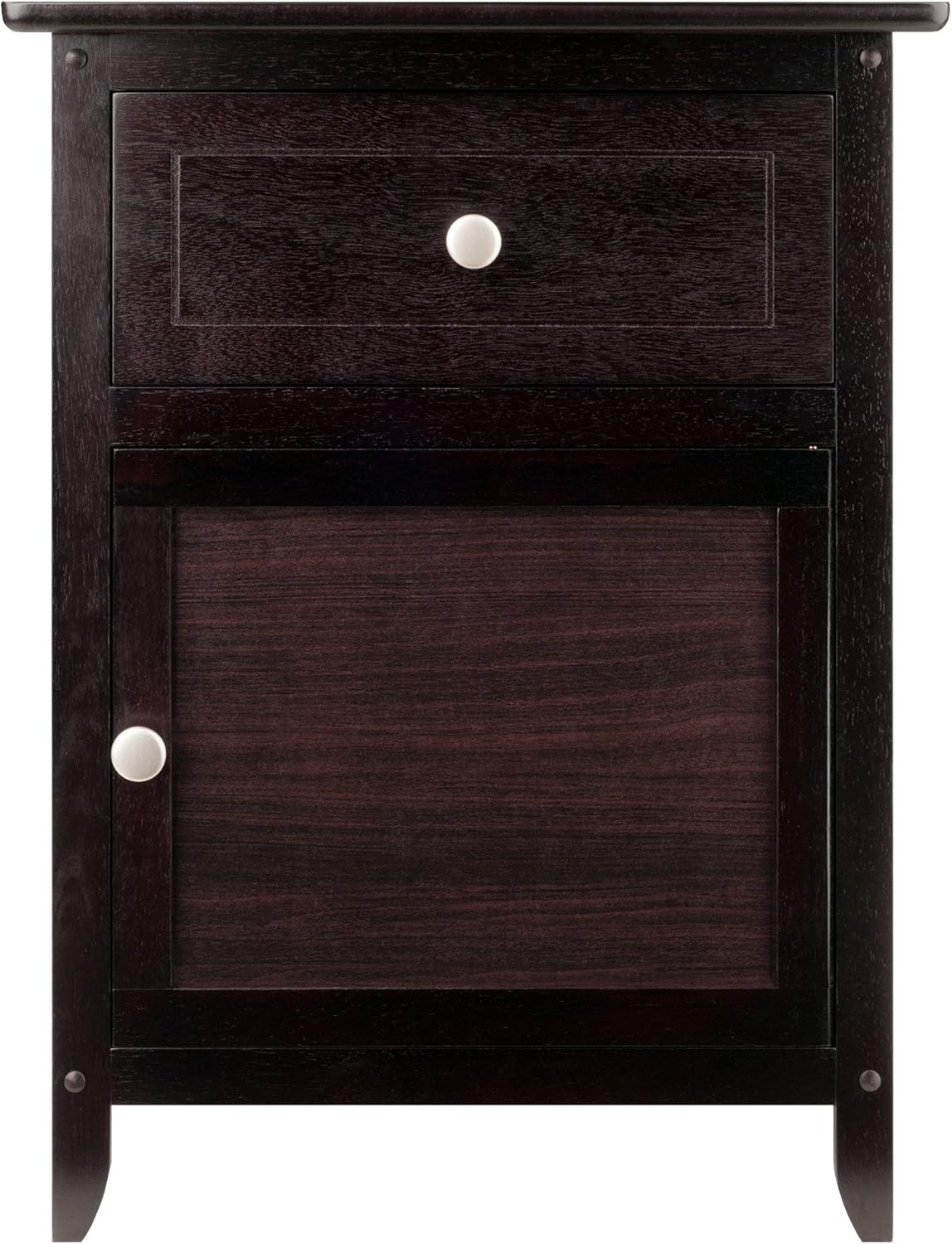 Winsome Eugene Accent Table, 18.9 inches, Espresso: Furniture & Decor