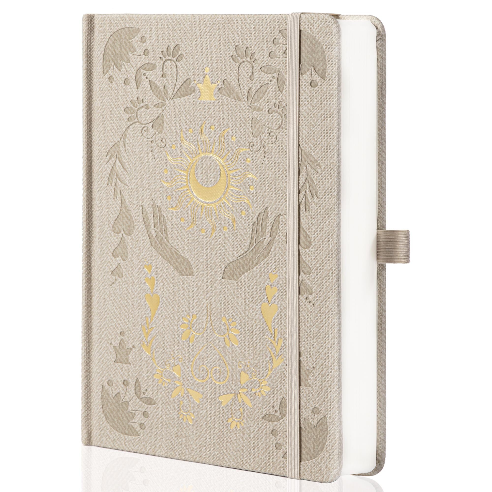 MGGAO Lined Journal Notebook for Women Men, Journals for Writing, A5 Aesthetic College Ruled Notebook for Work, Travel, School,318 Numbered Pages,14.7 x 21.4 cm