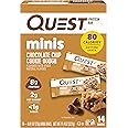 Quest Nutrition Mini Chocolate Chip Cookie Dough Protein Bars, High Protein, Low Carb, Keto Friendly, 14 Count