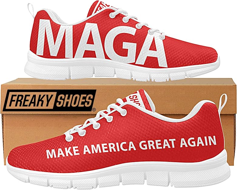 maga tennis shoes