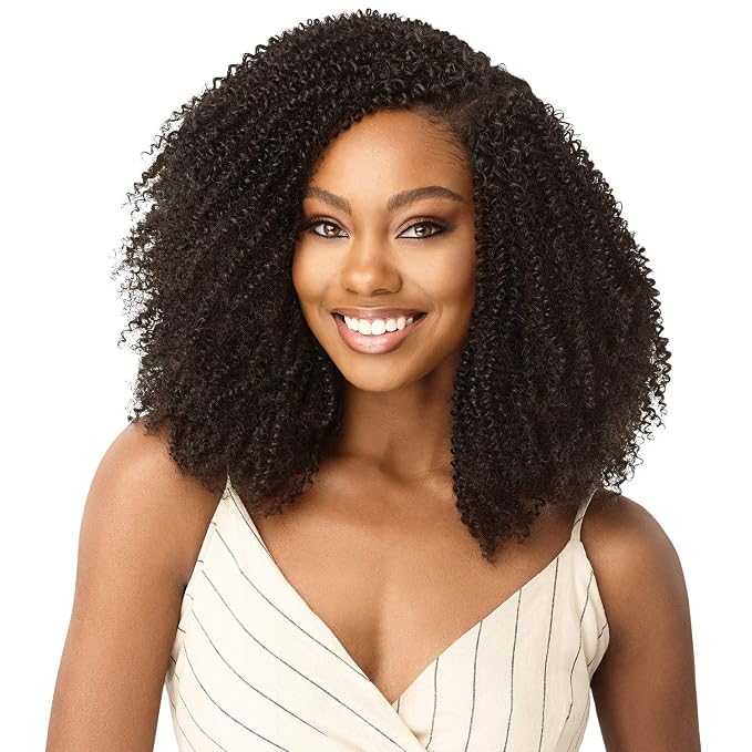 Amazon Outre Human Hair Blend Clip On Weave Premium Purple Pack
