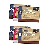 Stansport Waterproof Matches - 4 Pack