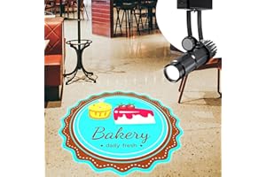 ARXENOVATH Customizable Logo Projector - 35W GOBO Projector - LED Effect Light for Indoor Business, Store, Weddings - Personalized Lighting Solution.