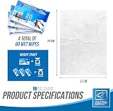 TDBS The Dustpan and Brush Store Wet Floor Cleaning Wipes Pack 60 view 3