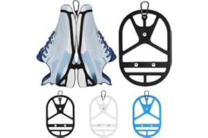 Shoe Holster, takyu 2 Pack Shoe Clips Silicone Shoe Holder for Backpack with Footwear Clip for Outdoor Climbing Hiking Trip, Hang Extra Shoes Cleats Boots on Your Bags