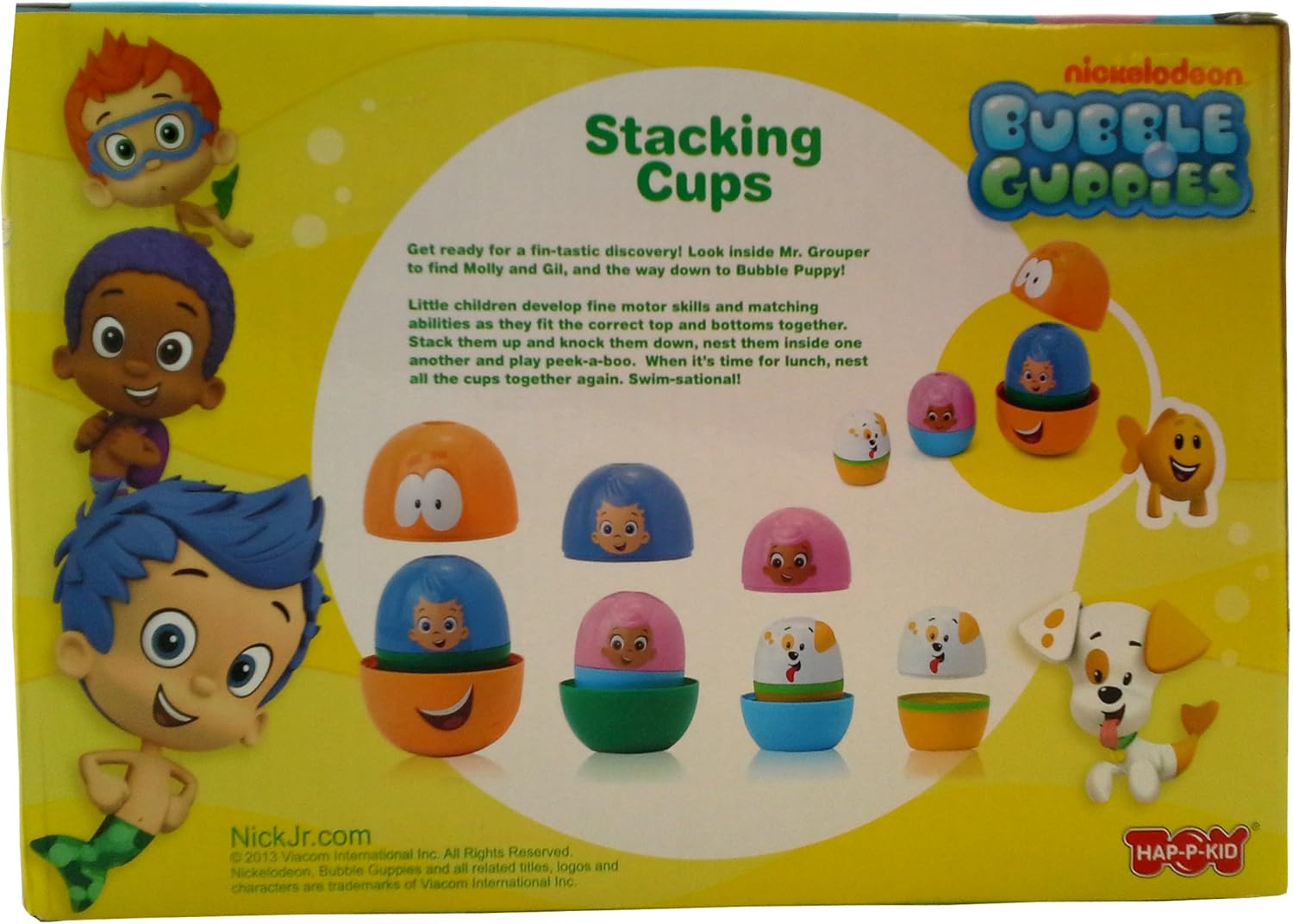 bubble guppies stacking cups walmart