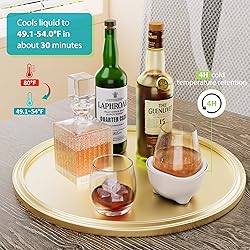 Stemless Wine Glass Chiller, Separable