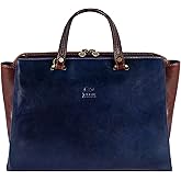 Time Resistance Leather Handbag for Women - Italian Handmade Bag - Top Handle Bag - Ladies Handbag - Cowhide Purse - Shopper