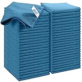HOMEXCEL Navy Blue Microfiber Cleaning Cloth, 50