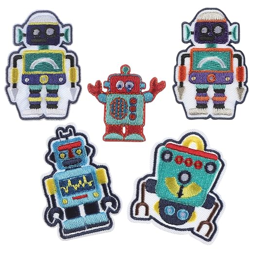 Amazon アイロン刺繍ワッペン Savori ロボット こども 幼稚園 保育園