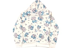 Disney Characters Minnie Mouse Daisy Duck Lilo & Stitch Girls Zip-Up Hoodie, Hooded Sweatshirt for Kids and Toddlers