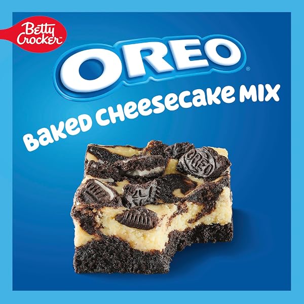 BETTY EXCLUSIVES OREO BAKED CHEESECAKE MIX, INCLUDES REAL OREO COOKIE PIECES, 8.9 OZ