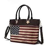 MKF Collection USA Tote Crossbody Bag for
