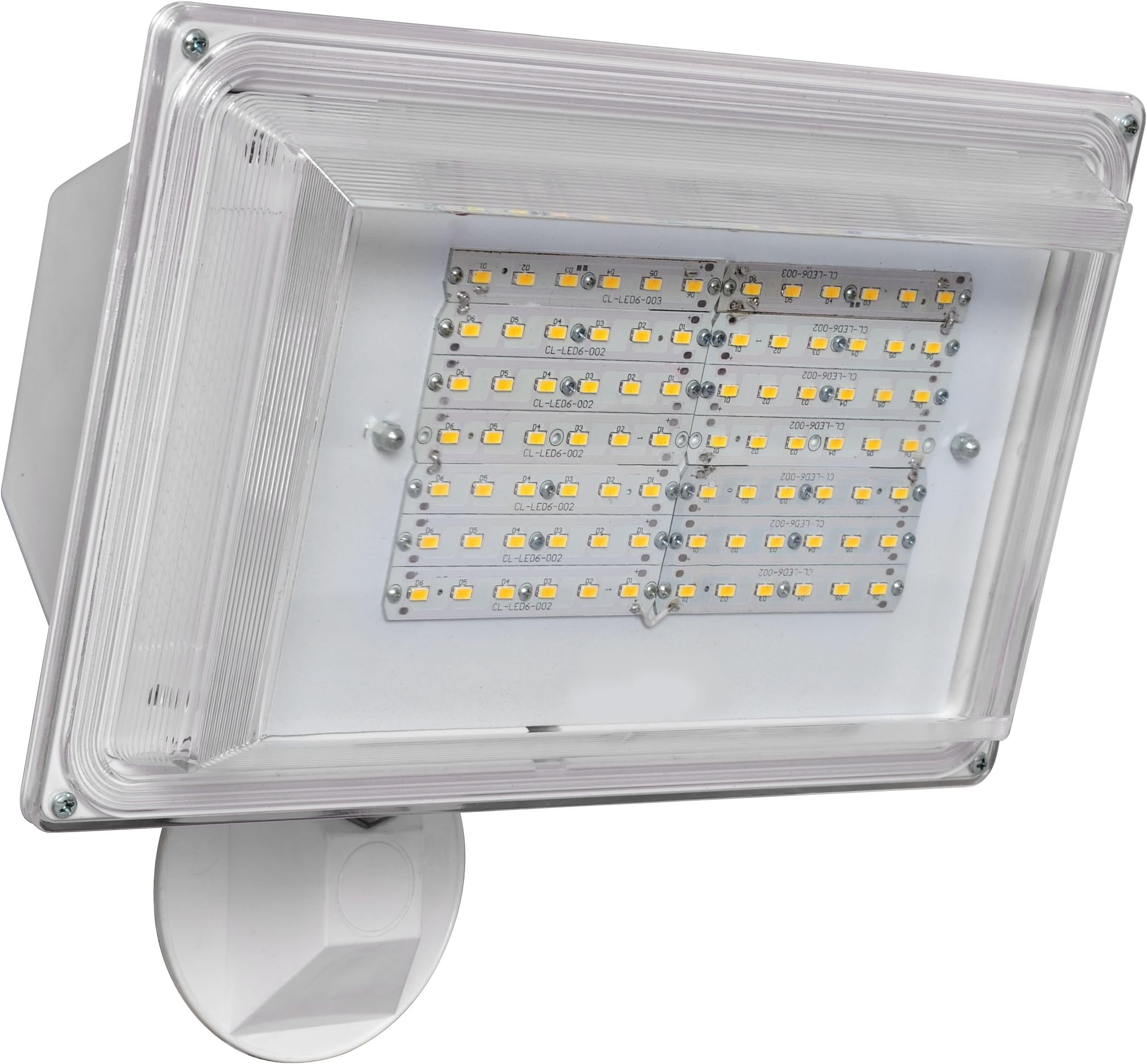 42W LED Security Light with Photocell Sensor 120V White Finish Amax Lighting LED-SL42WH