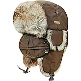 Unisex Winter Trapper Hat Cold Proof Keep Warm Hat with Ear Flaps for Hunting Skiing Trooper Winter Outdoor Activities