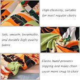 HZDHCLH Chair Covers Slipcovers 6 PCS Stretch Removable Washable Short Dining view 4