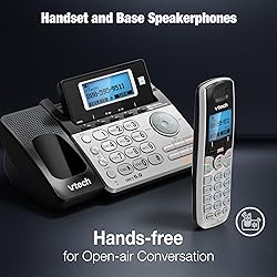 VTech 2-Line Cordless Phone for Small Business or